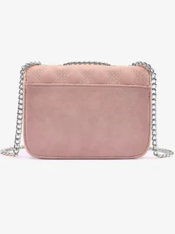 Sac en bandoulière petit sac avec élégante anse à chaîne couleur argent
