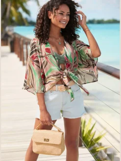 Sac en bandoulière sac à main élégant avec détails couleur or et petite poche intérieure