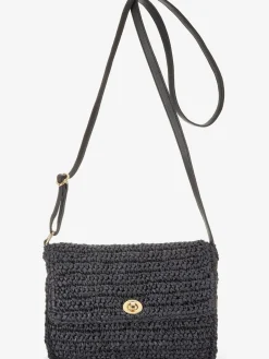 Sac en bandoulière sac à main estival en matière légère avec petite poche intérieure