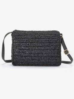 Sac en bandoulière sac à main estival en matière légère avec petite poche intérieure
