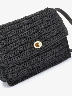 Sac en bandoulière sac à main estival en matière légère avec petite poche intérieure