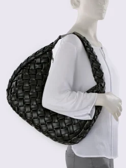 Sac motif tressé décoratif
