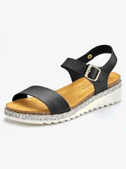 Sandales à brides cuir de qualité