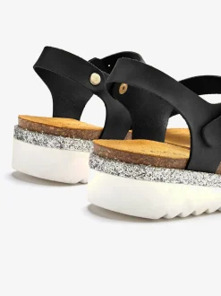 Sandales à brides cuir de qualité