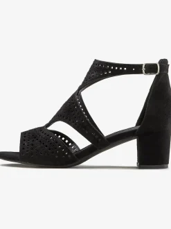Sandales à brides découpes tendance et talon bottier confortable