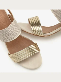 Sandales à brides talon bottier confortable d'env. 7 cm
