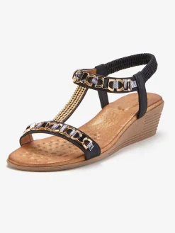 Sandales brides élastiques pour un confort optimal