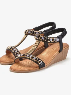 Sandales brides élastiques pour un confort optimal