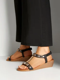 Sandales brides élastiques pour un confort optimal