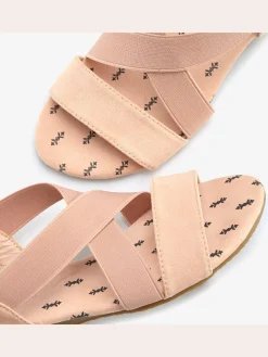 Sandales brides élastiques pour un confort optimal