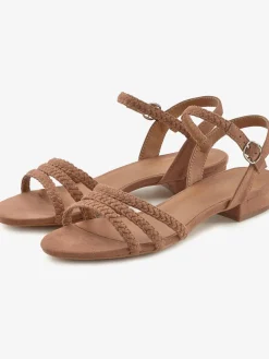 Sandales brides tressées raffinées
