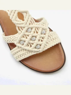 Sandales chaussures en textile, chaussures en tissu : textile doux et souple