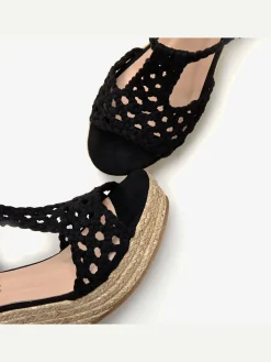 Sandales compensées sandales d'été avec talon compensé