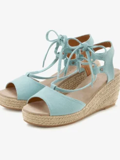 Sandales compensées talon confortable