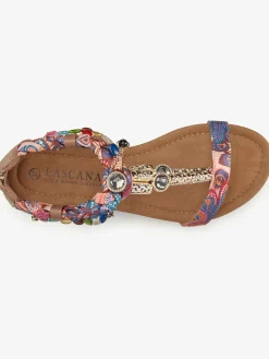 Sandales différents éléments décoratifs pour une allure, sophistiquée et raffinée