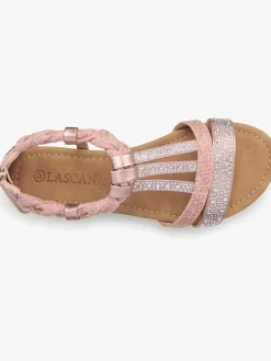 Sandales d'été avec petites pierres brillantes tendance