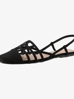 Sandales empiècements élastiques modelants