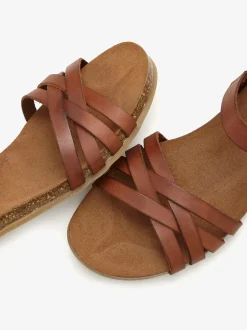 Sandales en cuir