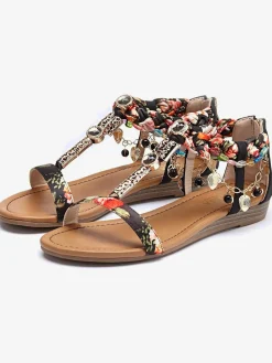 Sandales look ethnique et festival tendance