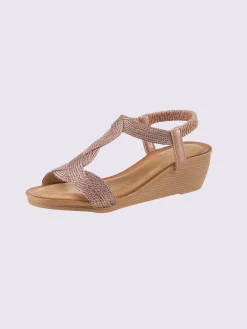 Sandales matière textile agréable à porter
