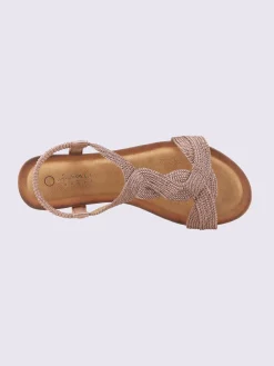 Sandales matière textile agréable à porter