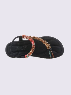 Sandales matière textile agréable à porter