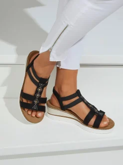 Sandales talon confortable
