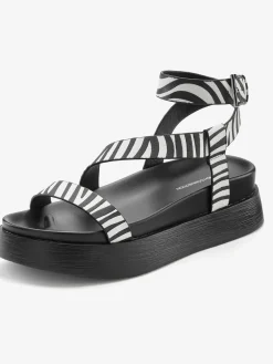 Sandales tendance avec semelle compensée