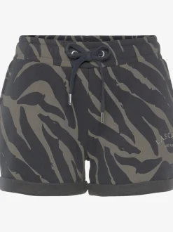Short décontracté short avec motif zèbre