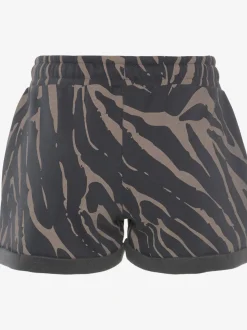 Short décontracté short avec motif zèbre