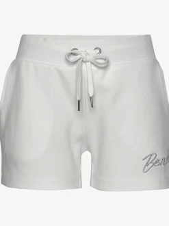 Short décontracté short, ceinture élastique à coulisse