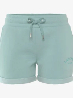 Short décontracté short en coton molletonné avec logo brodé