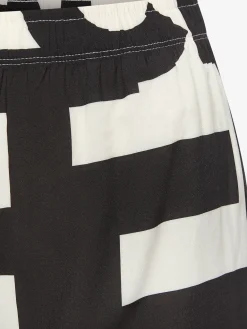 Short de pyjama avec motif abstrait