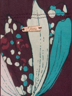 Short de pyjama élégant short de nuit avec motif sur toute la surface