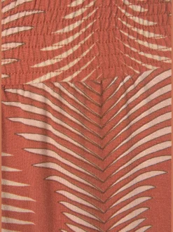 Short de pyjama short avec imprimé palmiers graphique