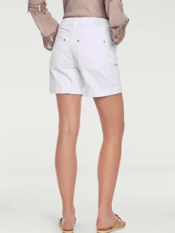 Short en jean coupe droite
