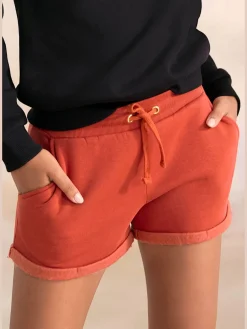 Short en matière sweat pantalon de jogging court