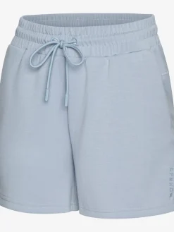 Short en matière sweat short détente avec poches latérales fendues