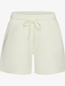 Short en matière sweat short détente avec poches latérales fendues