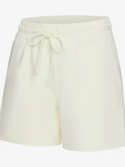Short en matière sweat short détente avec poches latérales fendues