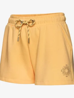 Short en matière sweat short sweat avec ruban à coulisse élastique