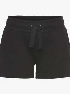 Short en matière sweat short d'intérieur avec logo brodé