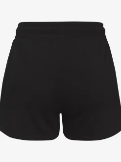 Short en matière sweat short sweat avec ruban à coulisse élastique