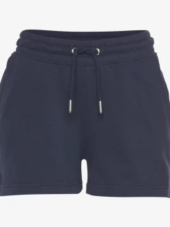 Short en matière sweat short avec ceinture à coulisse élastique