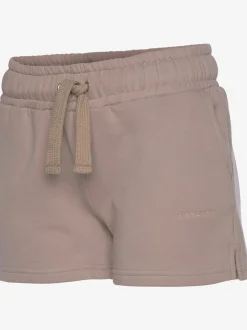 Short en matière sweat short d'intérieur avec logo brodé