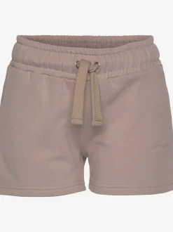 Short en matière sweat short d'intérieur avec logo brodé