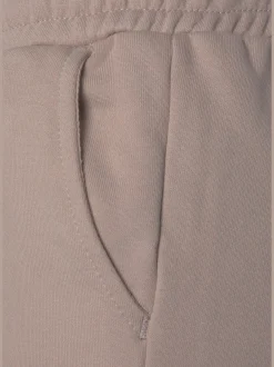 Short en matière sweat short d'intérieur avec logo brodé