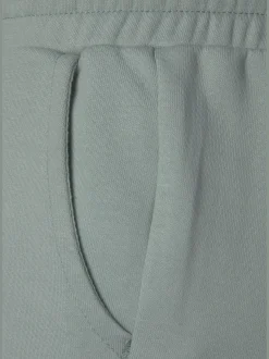 Short en matière sweat short d'intérieur avec logo brodé