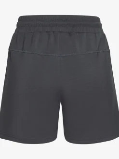 Short en matière sweat short détente avec poches latérales fendues