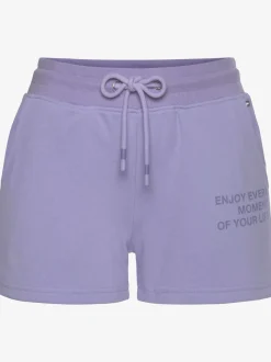 Short en matière sweat short sweat effet délavé